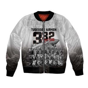 Tuskegee Airmen  Red Tails Pride Bomber Jacket 332nd Fighter Group - African Pride