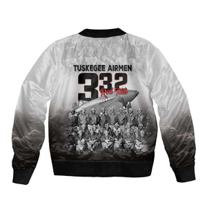 Tuskegee Airmen  Red Tails Pride Bomber Jacket 332nd Fighter Group - African Pride