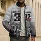 Tuskegee Airmen  Red Tails Pride Bomber Puffer Jacket 332nd Fighter Group