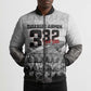 Tuskegee Airmen  Red Tails Pride Bomber Puffer Jacket 332nd Fighter Group