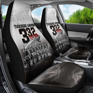 Tuskegee Airmen  Red Tails Pride Car Seat Cover 332nd Fighter Group - African Pride
