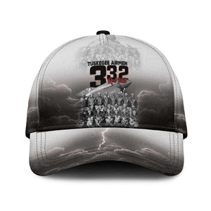 Tuskegee Airmen  Red Tails Pride Classic Cap 332nd Fighter Group - African Pride