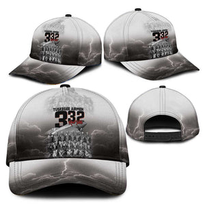 Tuskegee Airmen  Red Tails Pride Classic Cap 332nd Fighter Group - African Pride