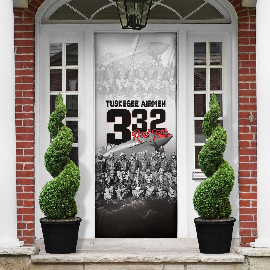 Tuskegee Airmen  Red Tails Pride Door Cover 332nd Fighter Group