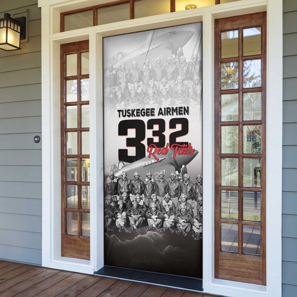 Tuskegee Airmen  Red Tails Pride Door Cover 332nd Fighter Group