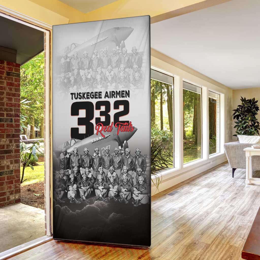 Tuskegee Airmen  Red Tails Pride Door Cover 332nd Fighter Group