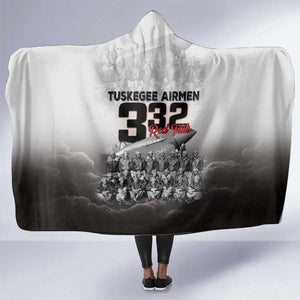 Tuskegee Airmen  Red Tails Pride Hooded Blanket 332nd Fighter Group - African Pride