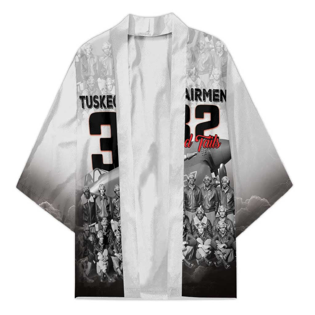 Tuskegee Airmen  Red Tails Pride Kimono 332nd Fighter Group