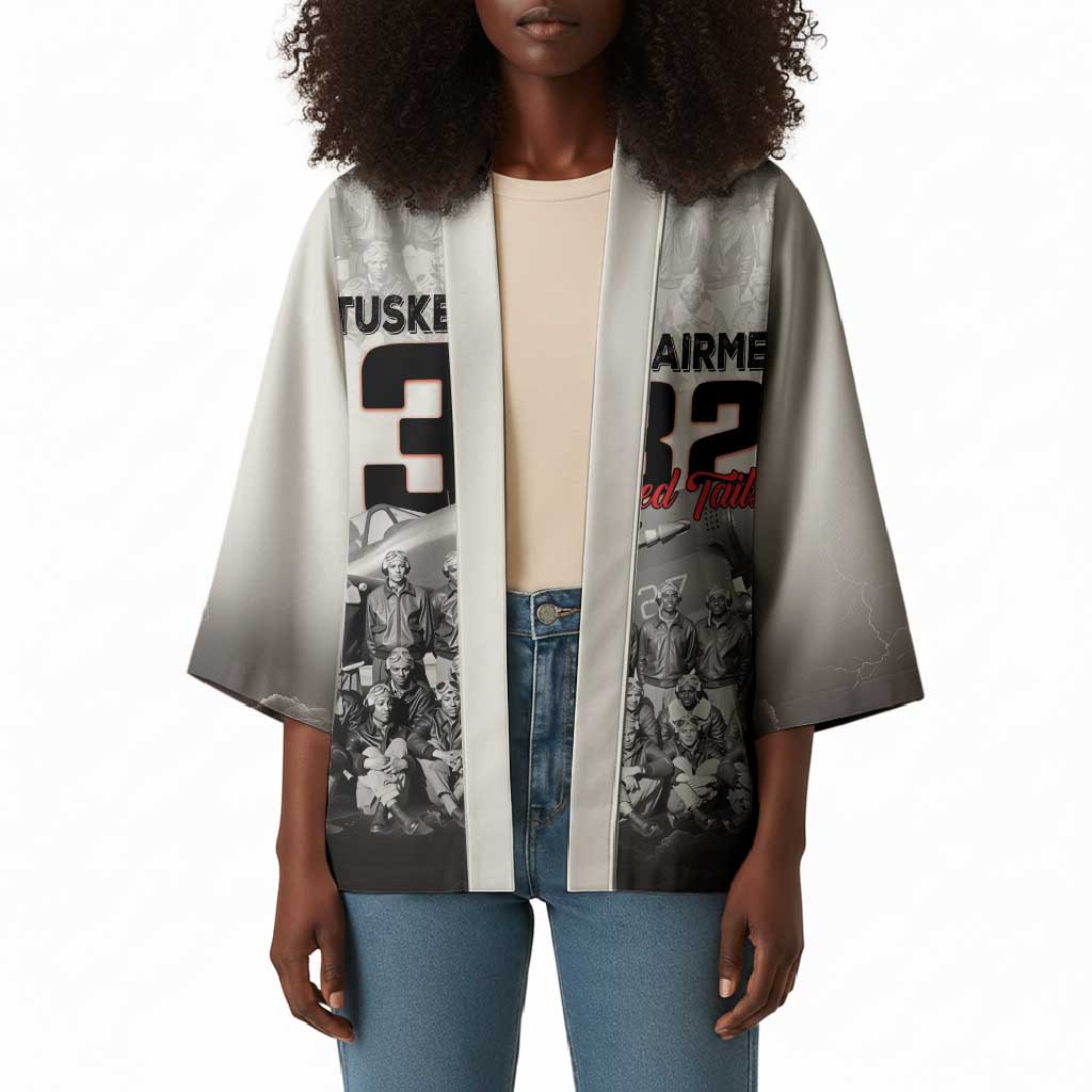 Tuskegee Airmen  Red Tails Pride Kimono 332nd Fighter Group