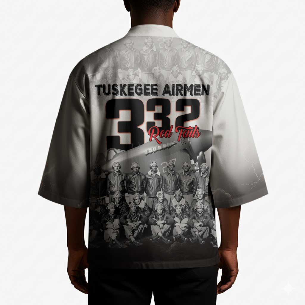 Tuskegee Airmen  Red Tails Pride Kimono 332nd Fighter Group