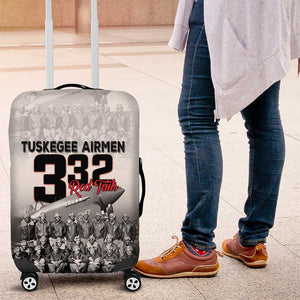 Tuskegee Airmen  Red Tails Pride Luggage Cover 332nd Fighter Group - African Pride