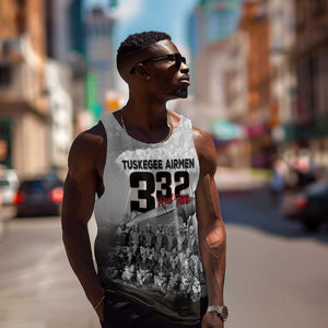 Tuskegee Airmen  Red Tails Pride Men Tank Top 332nd Fighter Group - African Pride