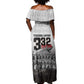 Tuskegee Airmen  Red Tails Pride Off Shoulder Maxi Dress 332nd Fighter Group - African Pride