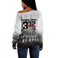 Tuskegee Airmen  Red Tails Pride Off Shoulder Sweater 332nd Fighter Group - African Pride