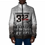 Tuskegee Airmen  Red Tails Pride Padded Jacket 332nd Fighter Group