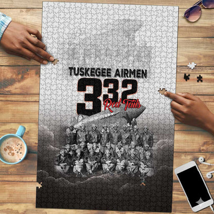Tuskegee Airmen  Red Tails Pride Puzzle 332nd Fighter Group
