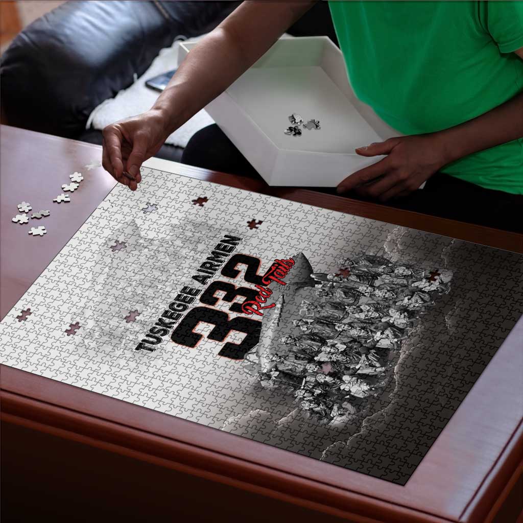 Tuskegee Airmen  Red Tails Pride Puzzle 332nd Fighter Group