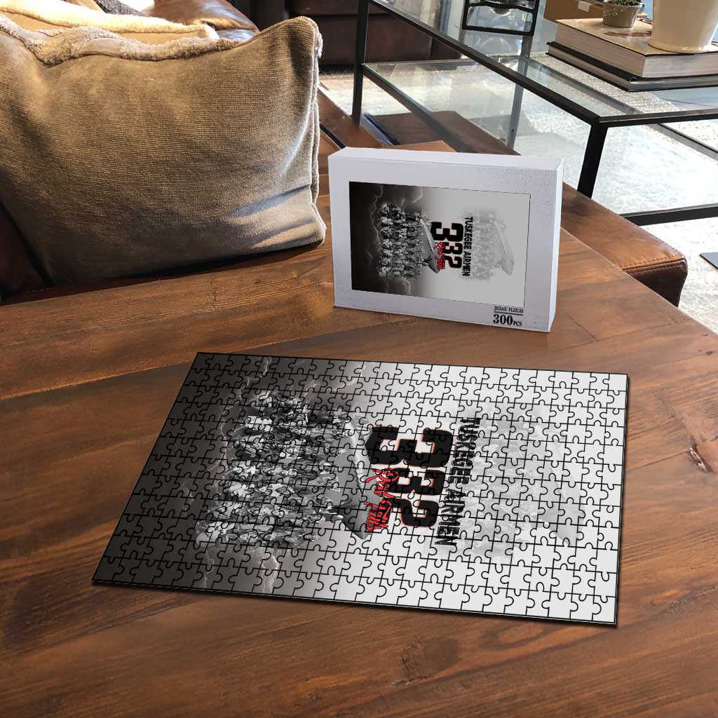 Tuskegee Airmen  Red Tails Pride Puzzle 332nd Fighter Group