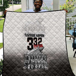 Tuskegee Airmen  Red Tails Pride Quilt 332nd Fighter Group - African Pride
