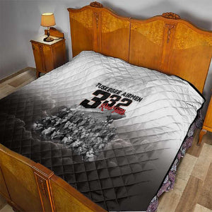 Tuskegee Airmen  Red Tails Pride Quilt 332nd Fighter Group - African Pride