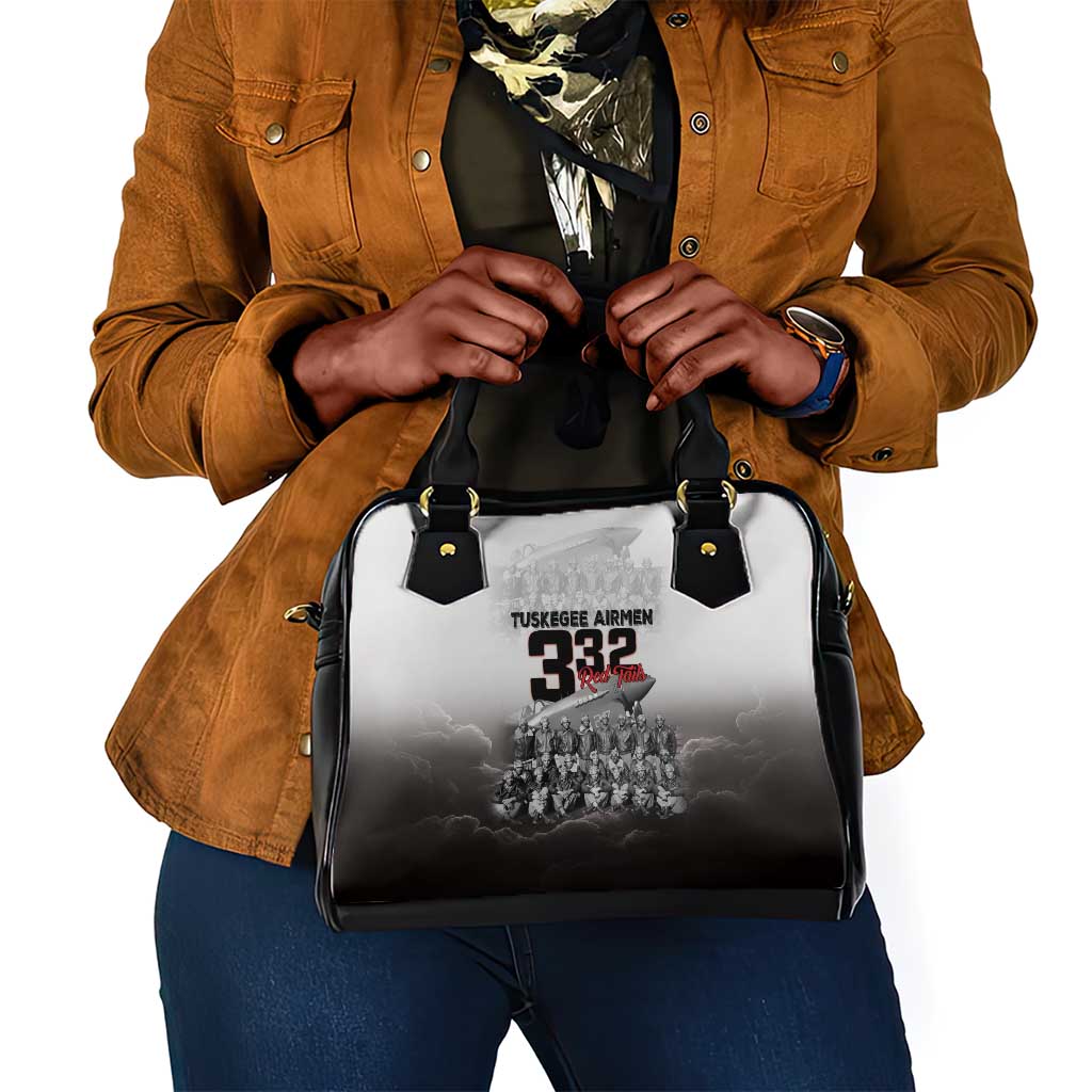 Tuskegee Airmen  Red Tails Pride Shoulder Handbag 332nd Fighter Group - African Pride
