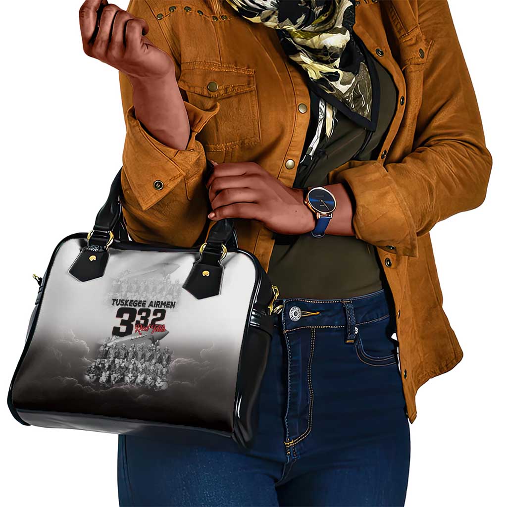 Tuskegee Airmen  Red Tails Pride Shoulder Handbag 332nd Fighter Group - African Pride