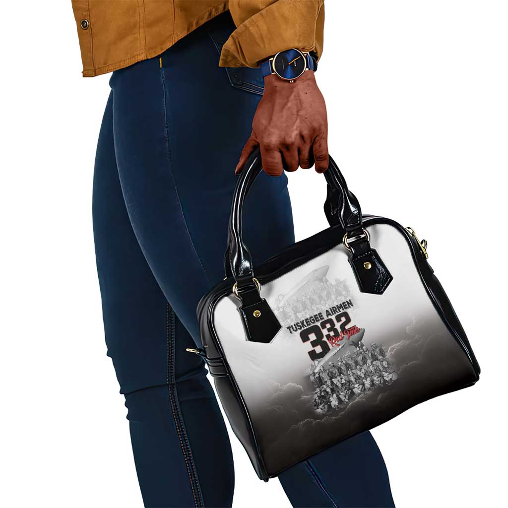 Tuskegee Airmen  Red Tails Pride Shoulder Handbag 332nd Fighter Group - African Pride