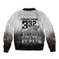 Tuskegee Airmen  Red Tails Pride Sleeve Zip Bomber Jacket 332nd Fighter Group - African Pride