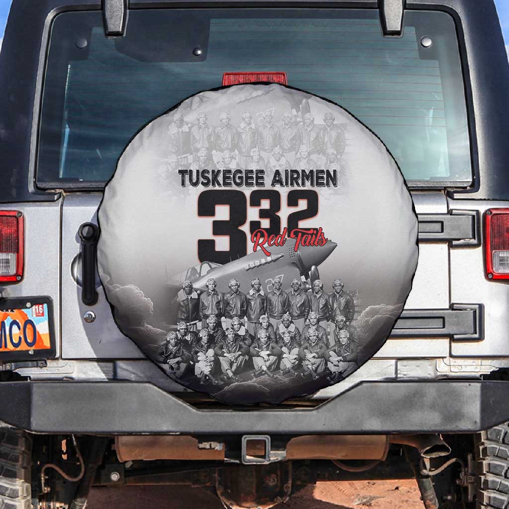 Tuskegee Airmen  Red Tails Pride Spare Tire Cover 332nd Fighter Group - African Pride