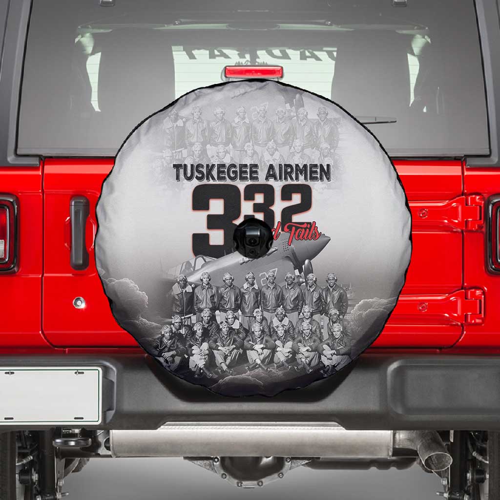 Tuskegee Airmen  Red Tails Pride Spare Tire Cover 332nd Fighter Group - African Pride