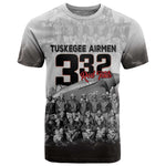 Tuskegee Airmen  Red Tails Pride T shirt 332nd Fighter Group - African Pride