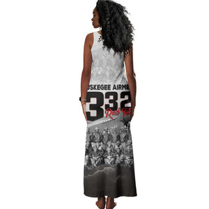 Tuskegee Airmen  Red Tails Pride Tank Maxi Dress 332nd Fighter Group - African Pride