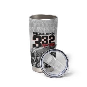Tuskegee Airmen  Red Tails Pride Tumbler Cup 332nd Fighter Group - African Pride