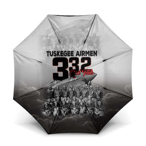 Tuskegee Airmen  Red Tails Pride Umbrella 332nd Fighter Group