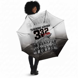 Tuskegee Airmen  Red Tails Pride Umbrella 332nd Fighter Group