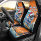 Christmas Cape Verde Car Seat Cover Funny Shark Surfing - African Pride