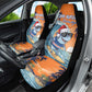 Christmas Cape Verde Car Seat Cover Funny Shark Surfing - African Pride