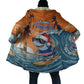 Christmas Cape Verde Cloak Funny Shark Surfing