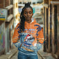 Christmas Cape Verde Hoodie Funny Shark Surfing - African Pride