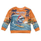 Christmas Cape Verde Kid Ugly Christmas Sweater Funny Shark Surfing - African Pride