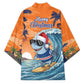 Christmas Cape Verde Kimono Funny Shark Surfing