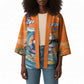 Christmas Cape Verde Kimono Funny Shark Surfing