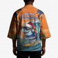 Christmas Cape Verde Kimono Funny Shark Surfing