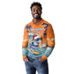 Christmas Cape Verde Long Sleeve Polo Shirt Funny Shark Surfing - African Pride