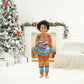 Christmas Cape Verde Christmas Pajama Set Funny Shark Surfing - African Pride
