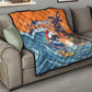 Christmas Cape Verde Quilt Funny Shark Surfing - African Pride
