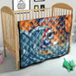 Christmas Cape Verde Quilt Funny Shark Surfing - African Pride