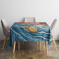 Christmas Cape Verde Tablecloth Funny Shark Surfing - African Pride
