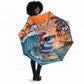 Christmas Cape Verde Umbrella Funny Shark Surfing