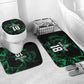 Custom Nigeria Football Bathroom Set Super Eagles Power